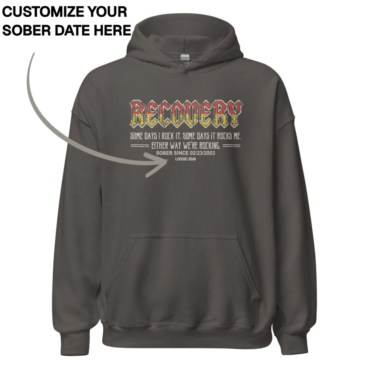 Recovery Hoodie | Men's Recovery Rocks