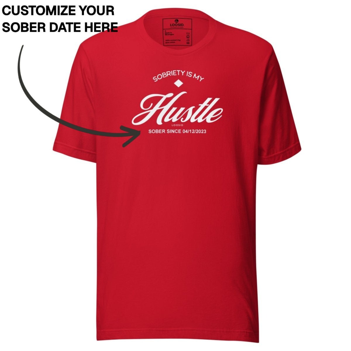 Sober T Shirt | Men's Sobriety is My Hustle