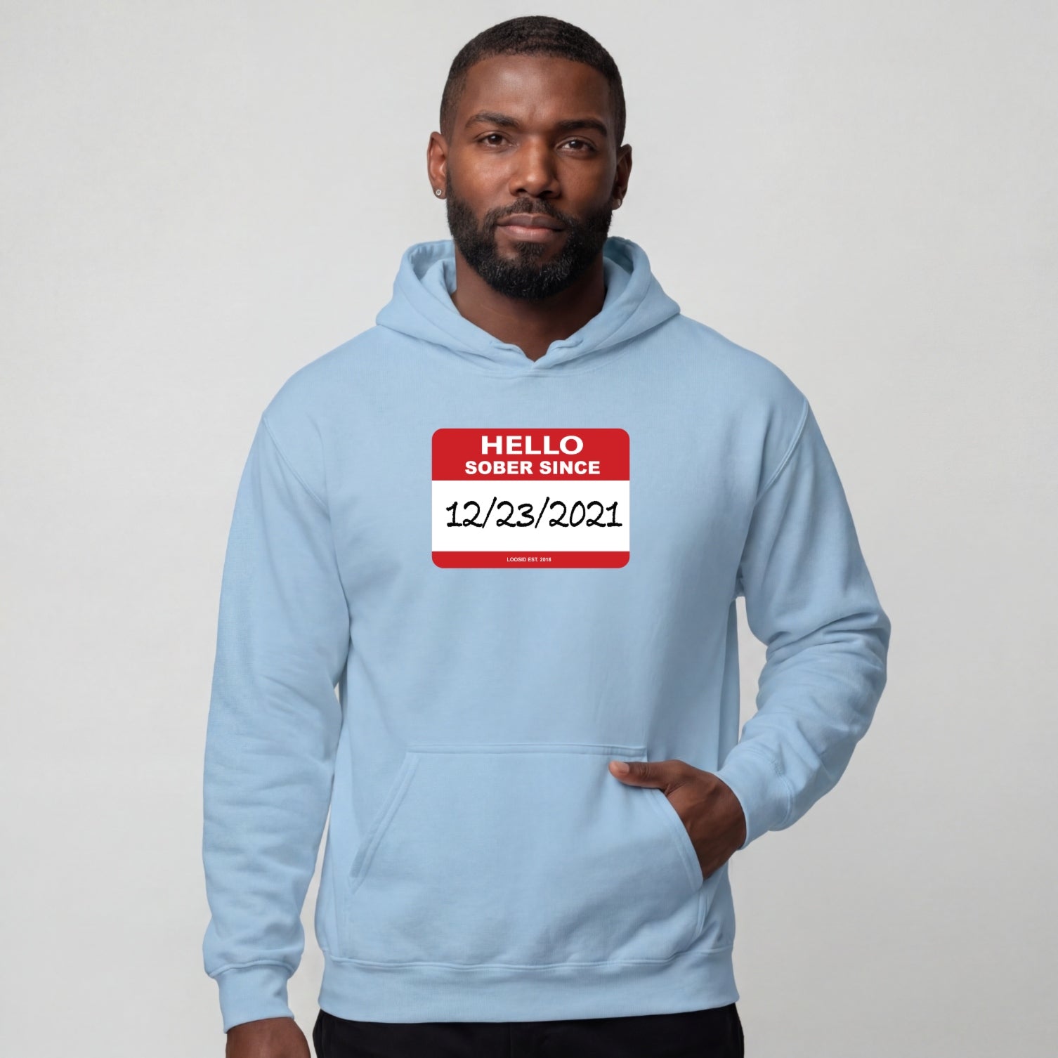 Recover Hoodie | Men's Hello Sober Since