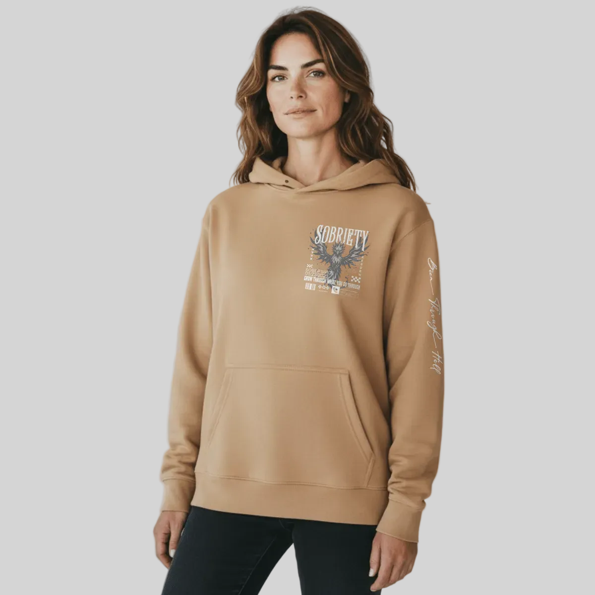 Women's Phoenix  Reborn  Recovery  Hoodie  Limited  Edition  |  Sober  Hoodie