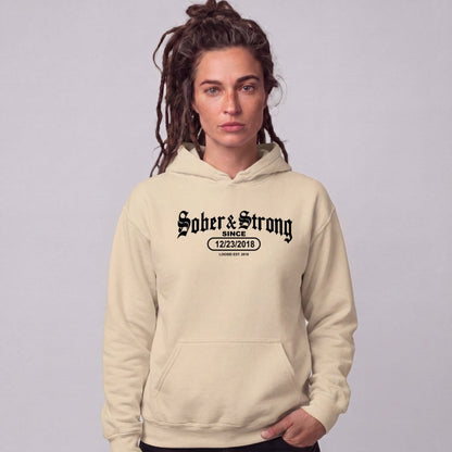 Recovery Hoodie | Women's Old School Sober & Strong