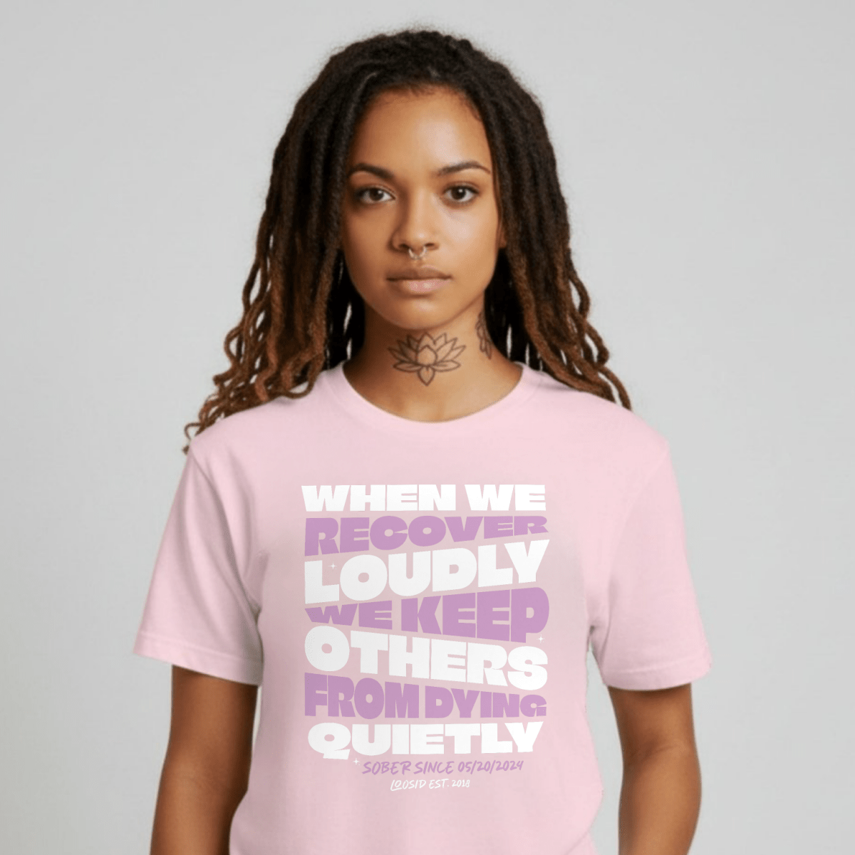 When we recover Loudly Women's Personalized T-Shirt