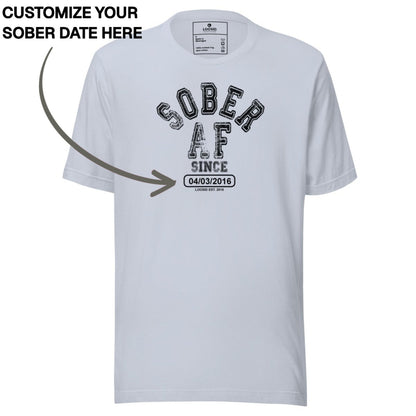 Sober T Shirt | Men's Sober AF Collegiate