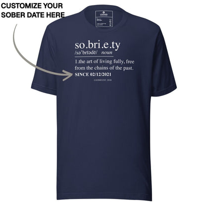 Sober T Shirt | Women's Sobriety Definition