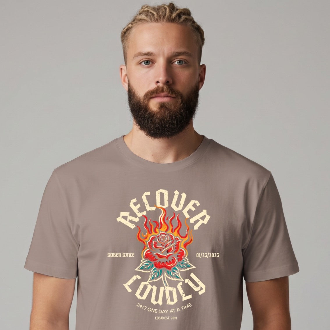 Sober T Shirt | Men's Recover Loudly