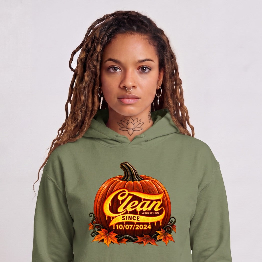 Recovery Hoodie | Women's Clean Since Pumpkin