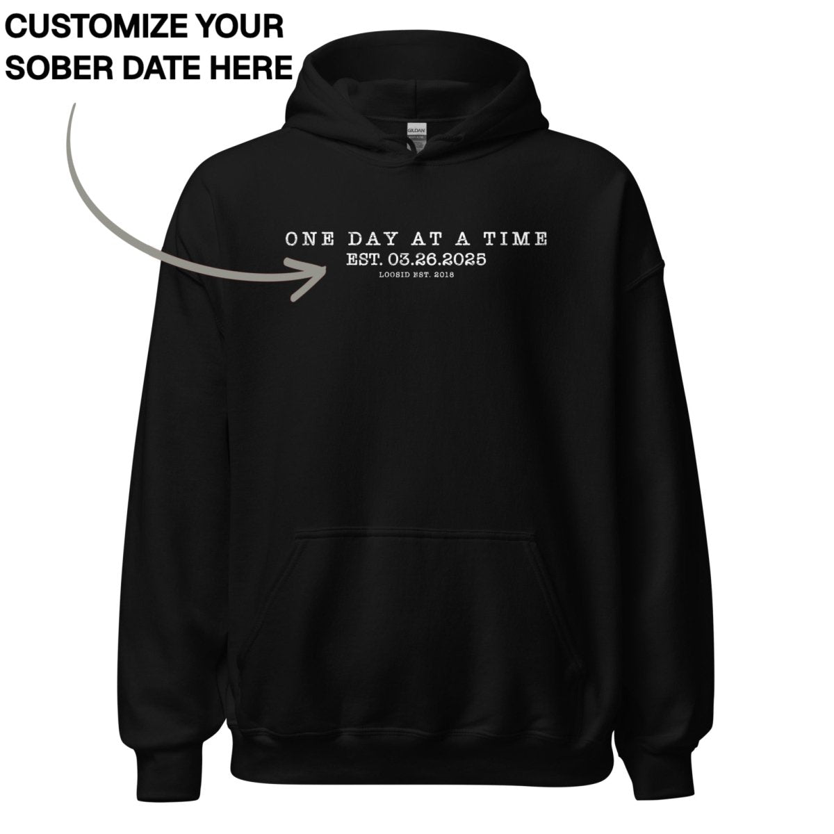 Recovery Hoodie | Men's One Day At a Time