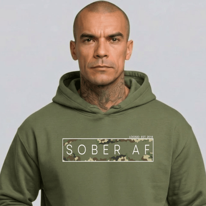 Recovery Hoodie | Men's Sober AF Camo