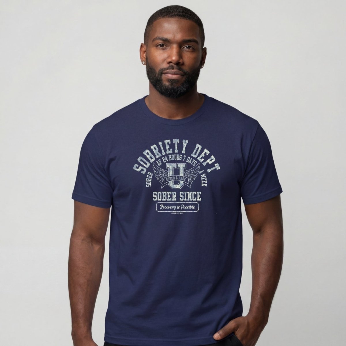 Sober T Shirt | Men's Sobriety Dept 24/7