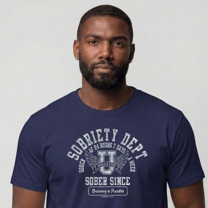 Sober T Shirt | Men's Sobriety Dept 24/7