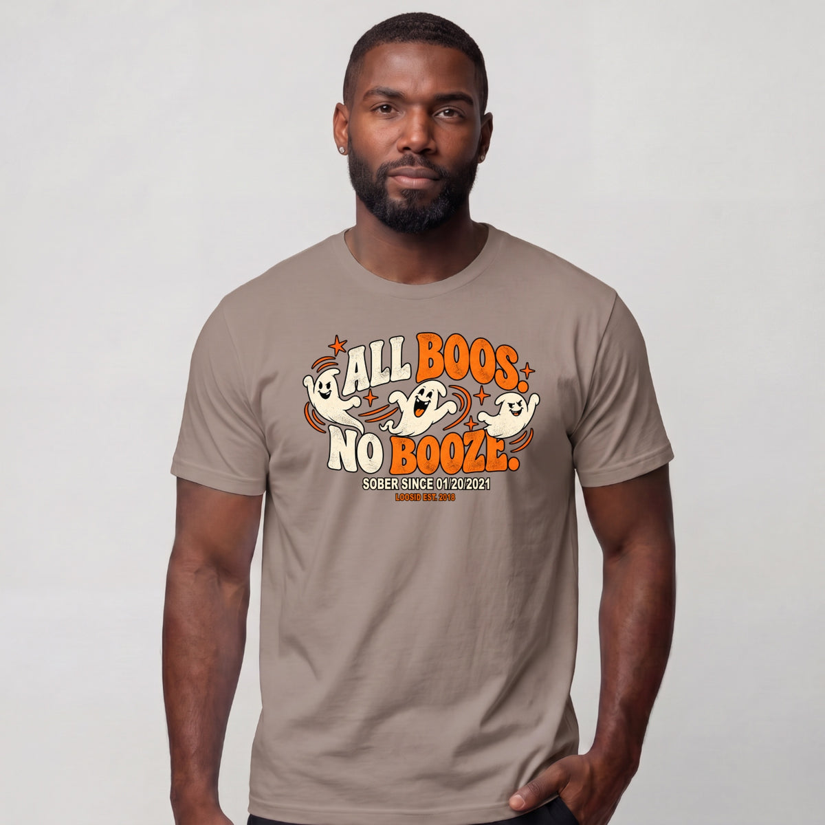 Sober T Shirt | Men's All Boos No Booze