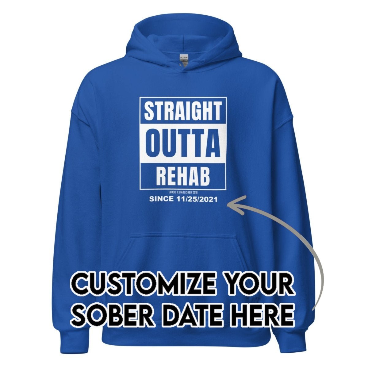 Recovery Hoodie | Men's Straight Outta Rehab