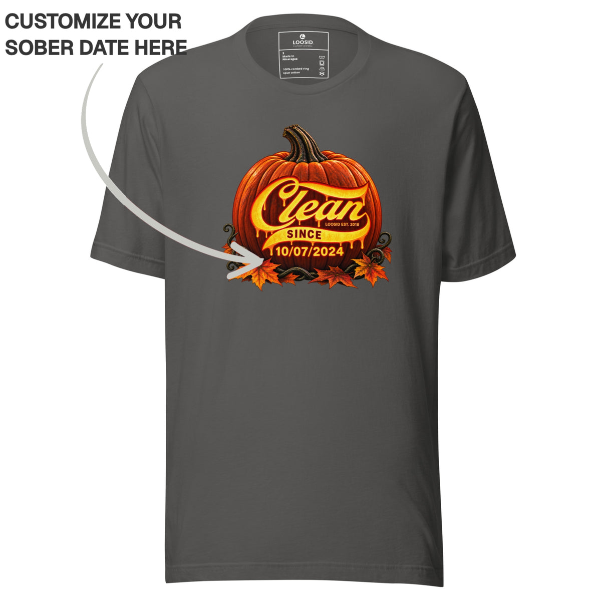 Clean T Shirt | Men's Clean Since Pumpkin