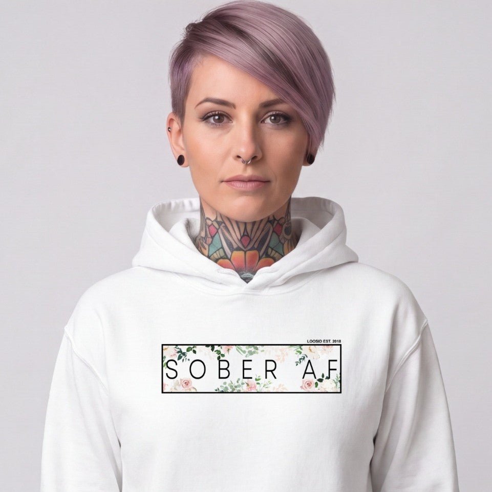 Recovery Hoodie | Women's Sober AF Flower