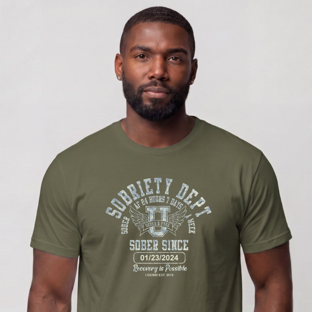 Sober T Shirt | Men's Sobriety Dept