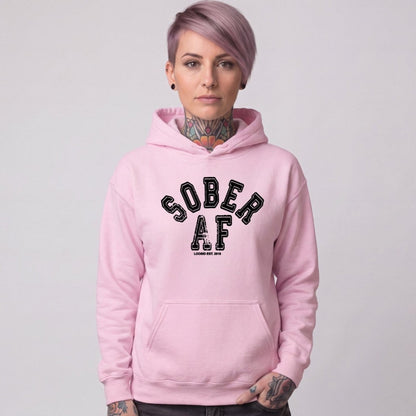 Recovery Hoodie | Women's Sober AF Collegiate