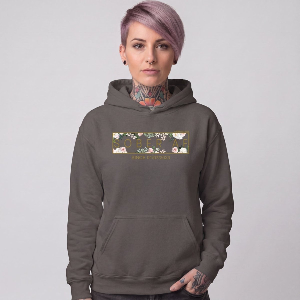 Recovery Hoodie | Women's Sober AF Flower