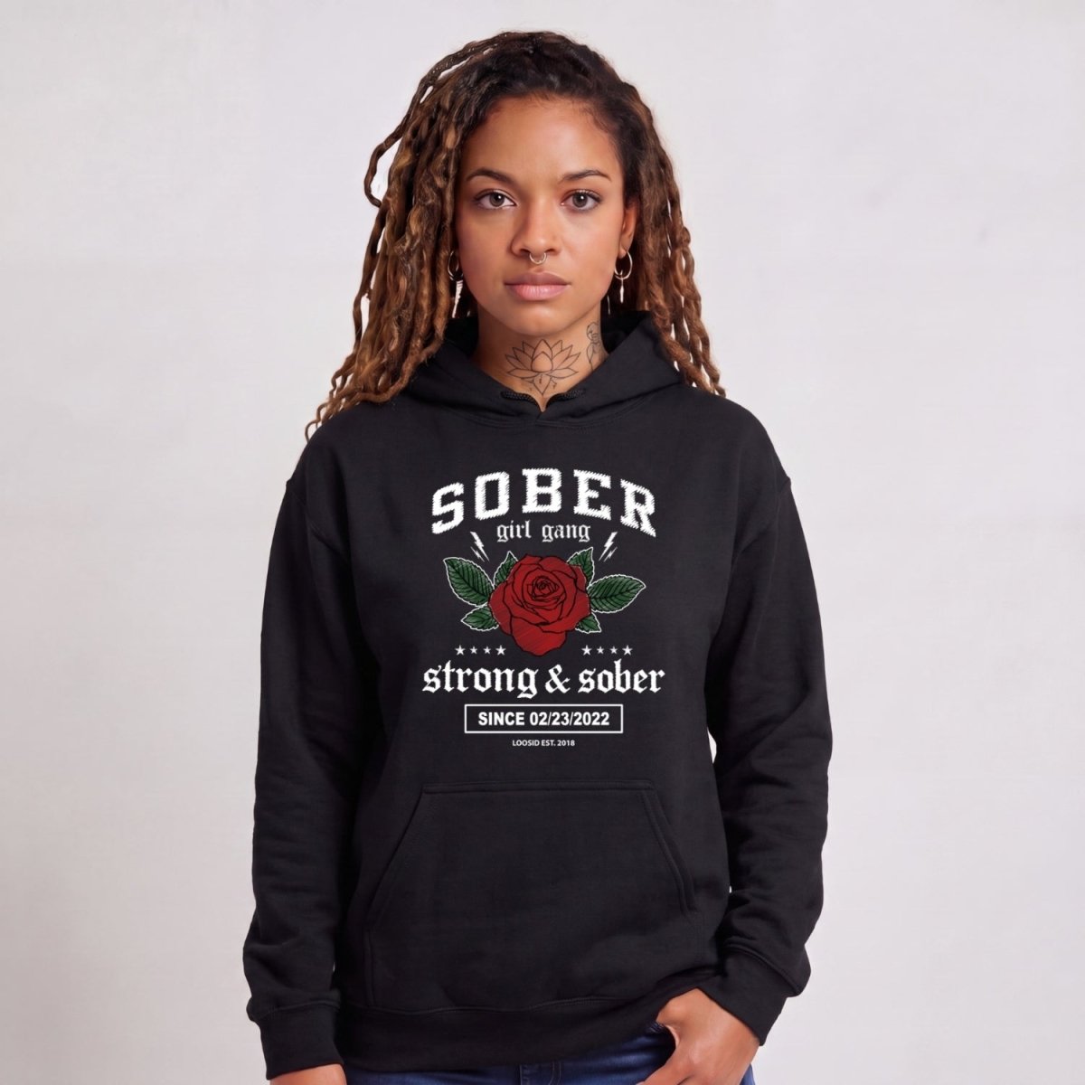Recovery Hoodie | Women's Sober Girl Gang Strong & Sober