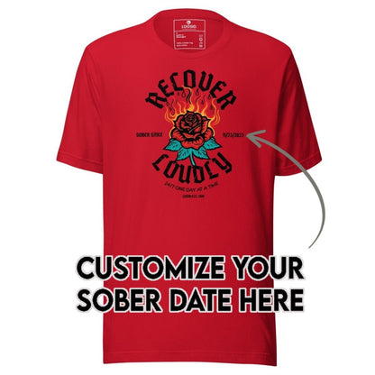Sober T Shirt | Men's Recover Loudly