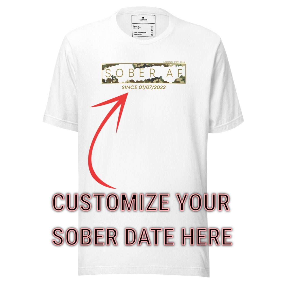 Sober T Shirt | Men's Sober AF Camo