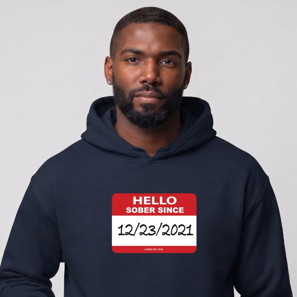 Recover Hoodie | Men's Hello Sober Since