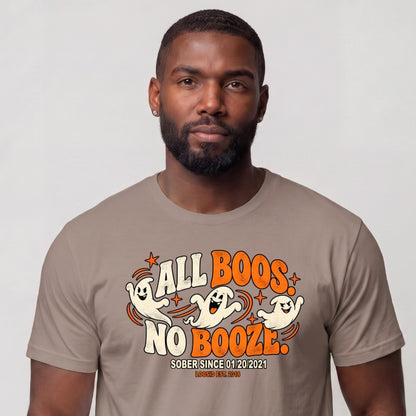 Sober T Shirt | Men's All Boos No Booze