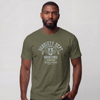 Sober T Shirt | Men's Sobriety Dept