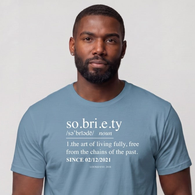 Sober T Shirt | Men's Sobriety Definition