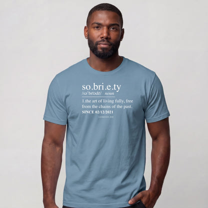 Sober T Shirt | Men's Sobriety Definition