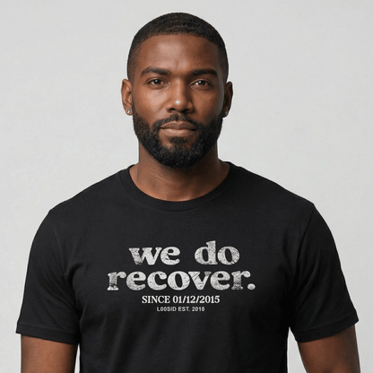 Sober T Shirt | Men's We Do Recover Tee