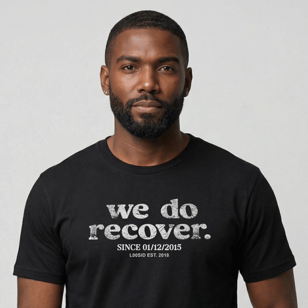 Sober T Shirt | Men's We Do Recover Tee