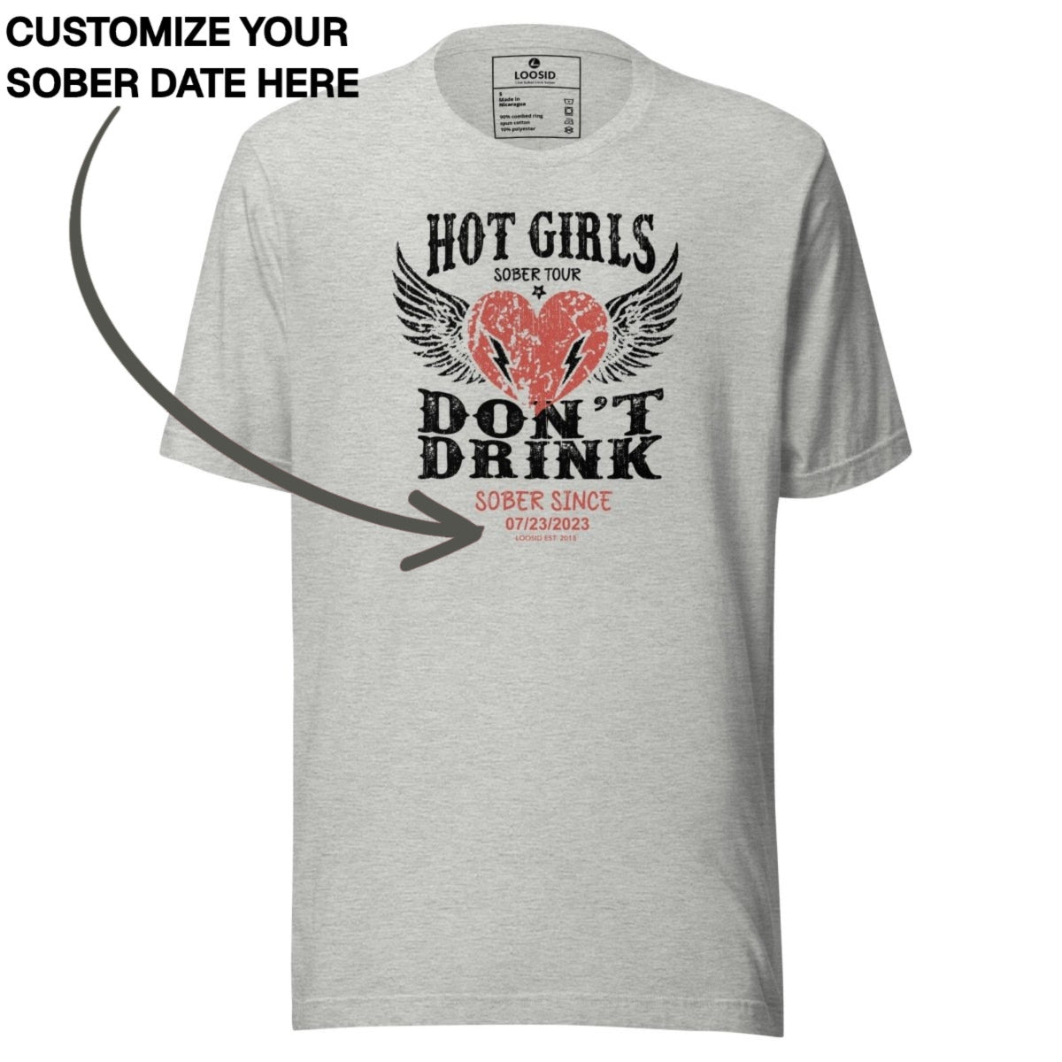 Sober T Shirt | Women's Hot Girls Don't Drink