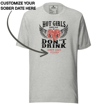 Sober T Shirt | Women's Hot Girls Don't Drink