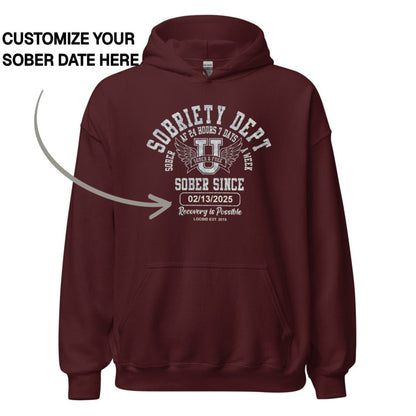 Recovery Hoodie | Women's Sobriety Dept 24/7