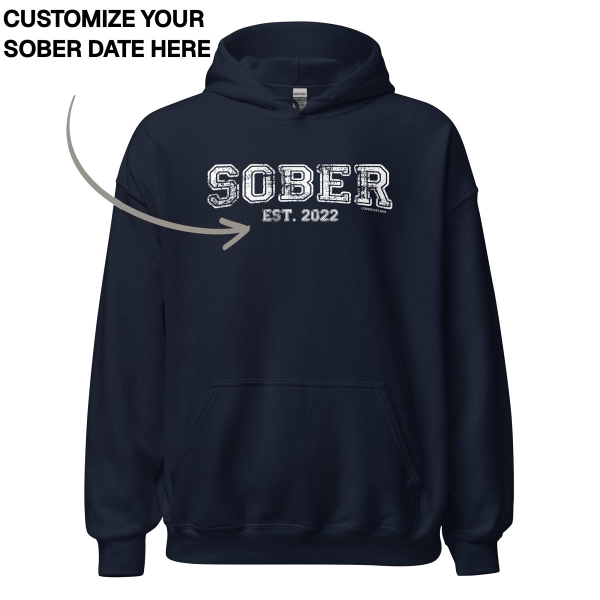 Recovery Hoodie | Men's Sober Est.