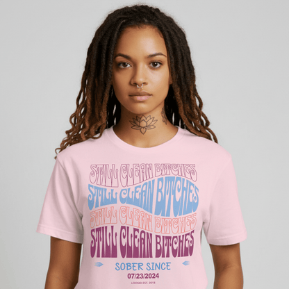 Still Clean B Sober T Shirt lifestyle view (view 15)