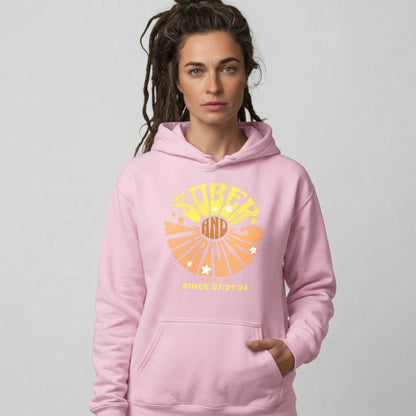Sober & Thriving Recovery Hoodie product photo (view 40)