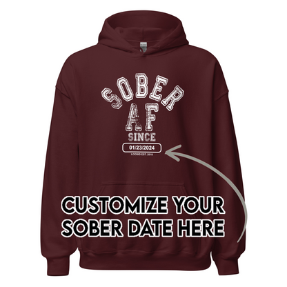 Recovery Hoodie | Men's Sober AF Collegiate