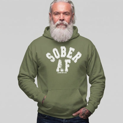 Recovery Hoodie | Men's Sober AF Collegiate