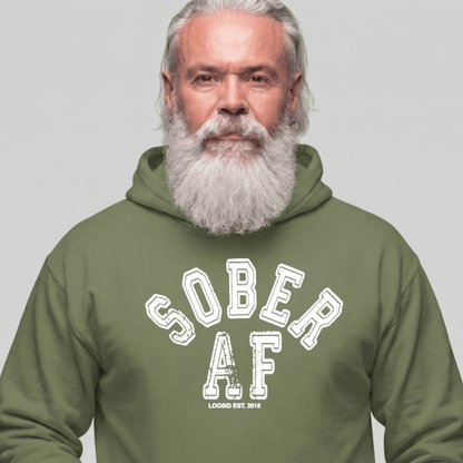 Recovery Hoodie | Men's Sober AF Collegiate