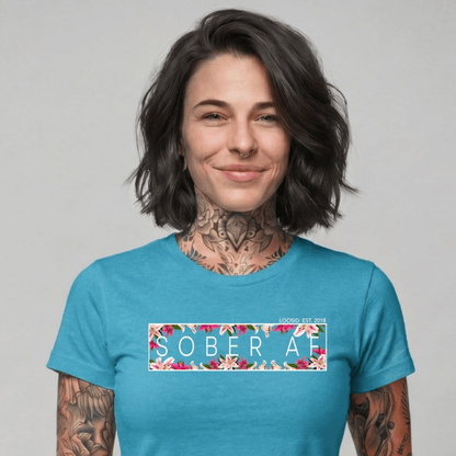 Sober T Shirt | Women's Sober AF Lily