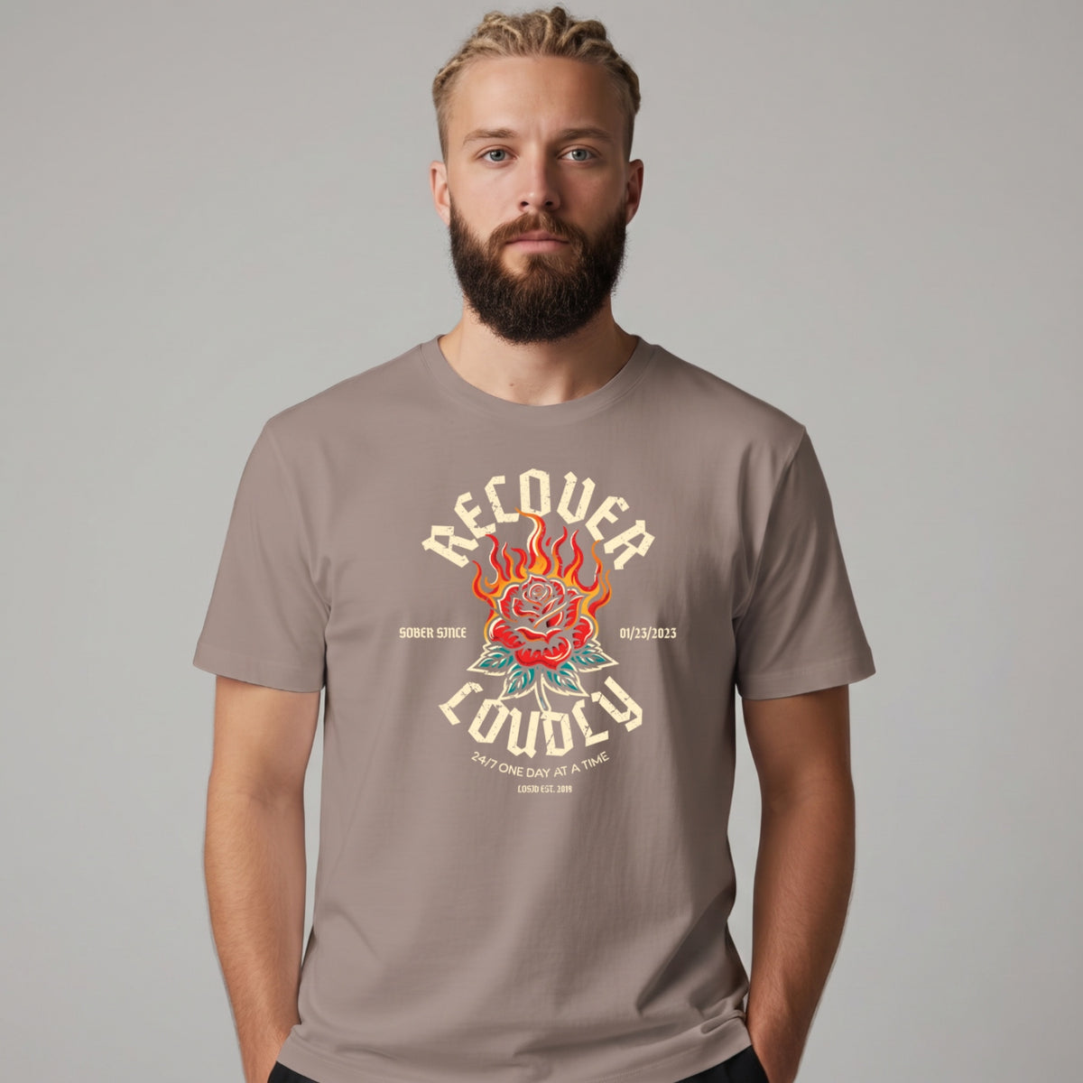 Sober T Shirt | Men's Recover Loudly
