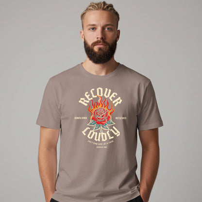 Sober T Shirt | Men's Recover Loudly