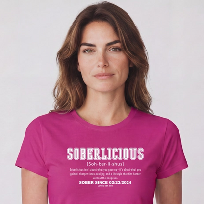 Sober T Shirt | Women's Soberlicious Definition