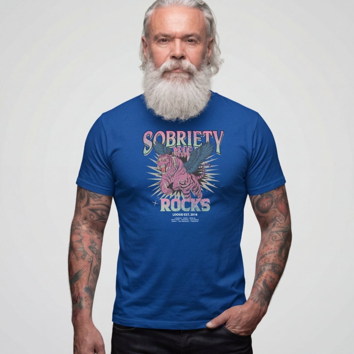 Sober T Shirt | Men's Sobriety Rocks
