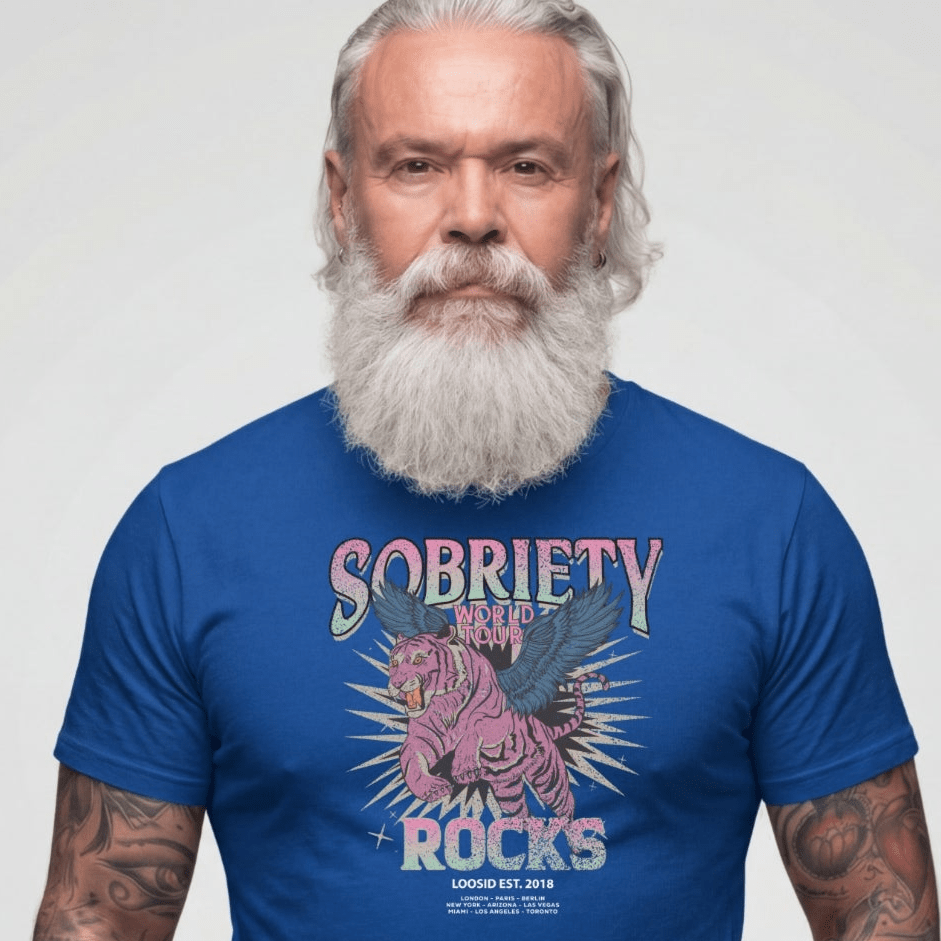 Sober T Shirt | Men's Sobriety Rocks