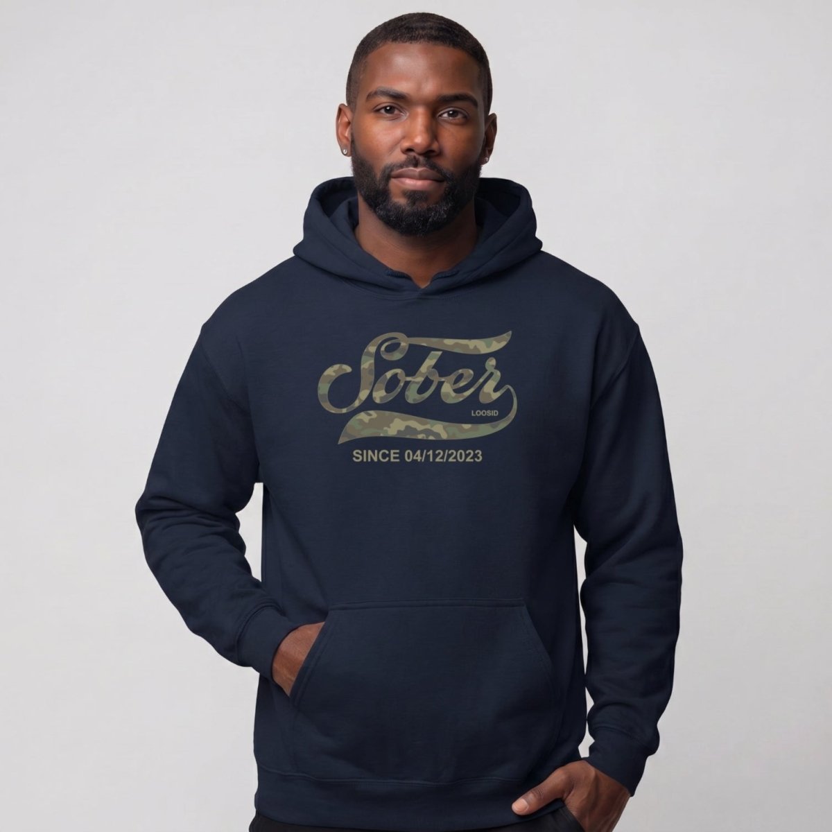 Recovery Hoodie | Men's Sober Since Camo