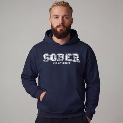 Recovery Hoodie | Men's Sober Est. Collegiate