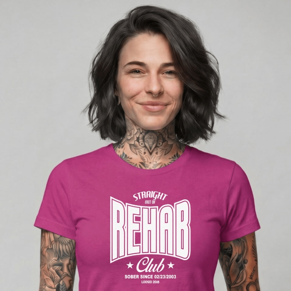 Sober T Shirt | Women's Straight Outta Rehab