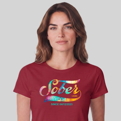 Sober T Shirt | Women's Sober Since Heritage